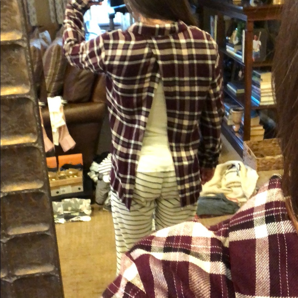 WAYF Open Back Flannel - Picture 2 of 2